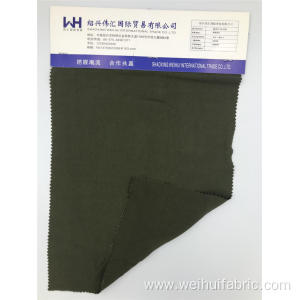 Wholesale Woven Dark Green Fabric T/R Plain Fabrics